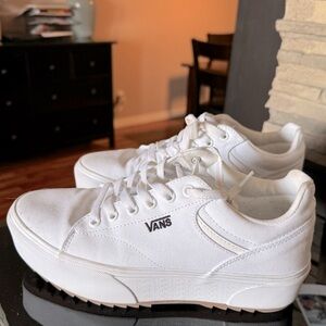 White old school vans